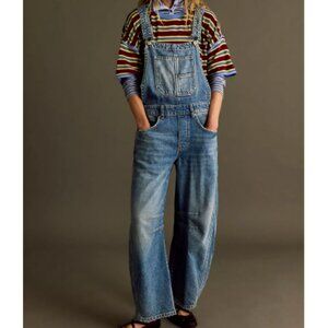 We The Free Good Luck Barrel Overalls Color Ultra Light Beam